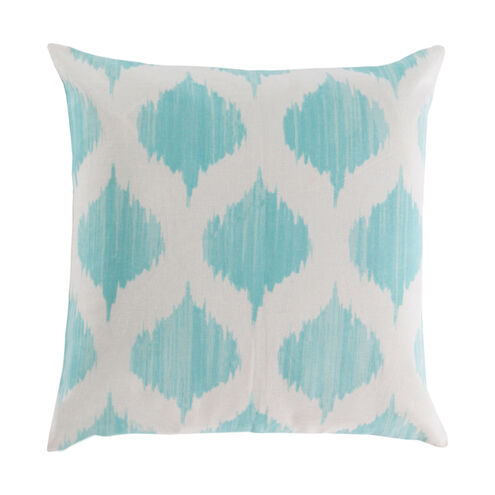 Ogee 22 X 22 inch Aqua/Khaki Pillow Kit