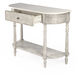 Danielle Marble 40" one- drawer Console Table in Gray