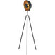 Gothard 60 inch 60.00 watt Black Floor Lamp Portable Light