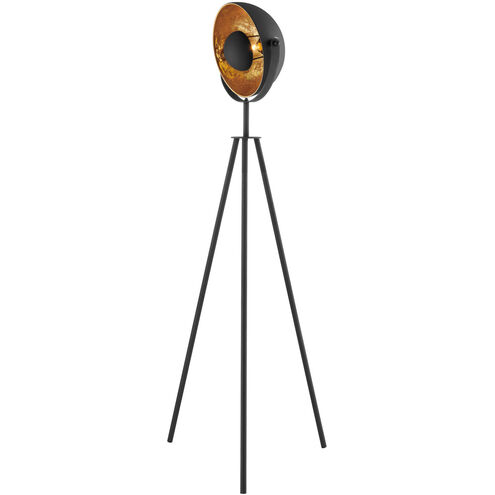 Gothard 60 inch 60.00 watt Black Floor Lamp Portable Light