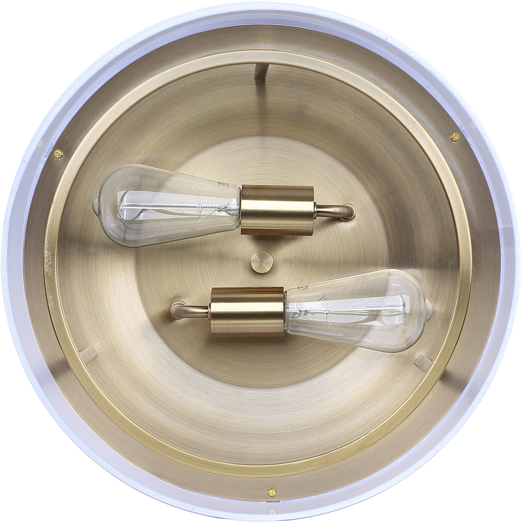 Bonnie 2 Light 15 inch Gold Flush Mount Ceiling Light