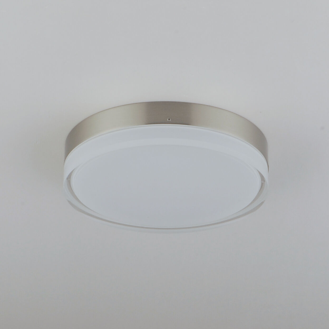 Illuminaire II LED 7 inch Satin Nickel Flush Mount Ceiling Light