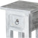 Sutter 10 inch Whitewash Accent Table