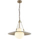 Waverly 1 Light 22 inch Vintage Brass Pendant Ceiling Light
