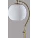 Swirl 58.75 inch 60.00 watt Antique Brass Floor Lamp Portable Light