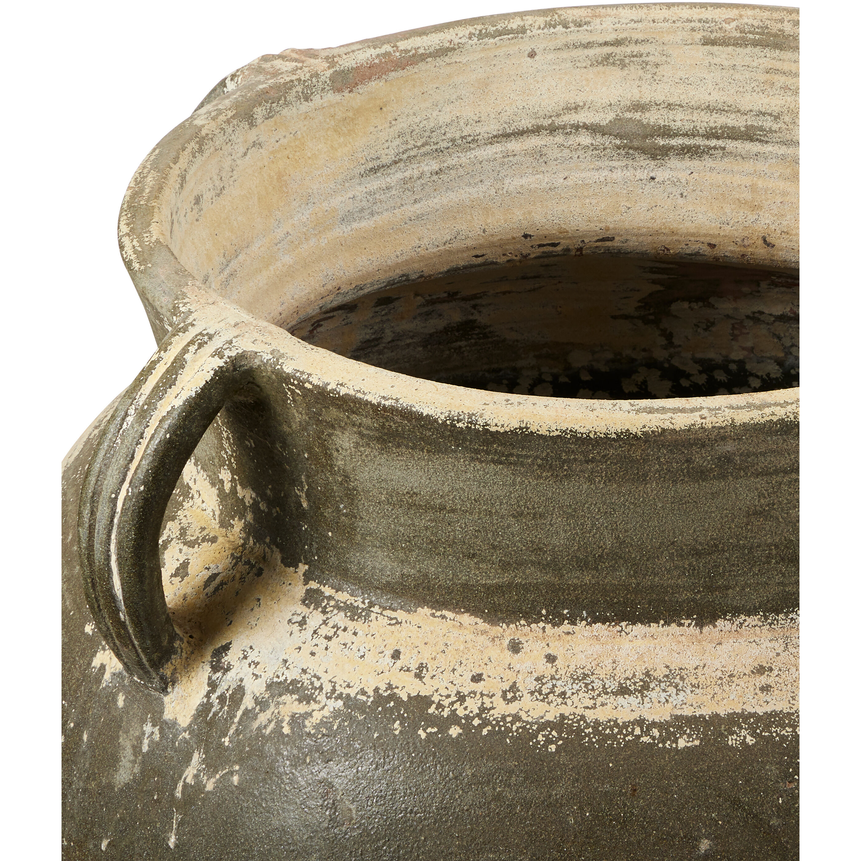 Agrigento Antique White Outdoor Planter