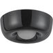 Hayden LED 6 inch Glossy Black Flush Mount Ceiling Light