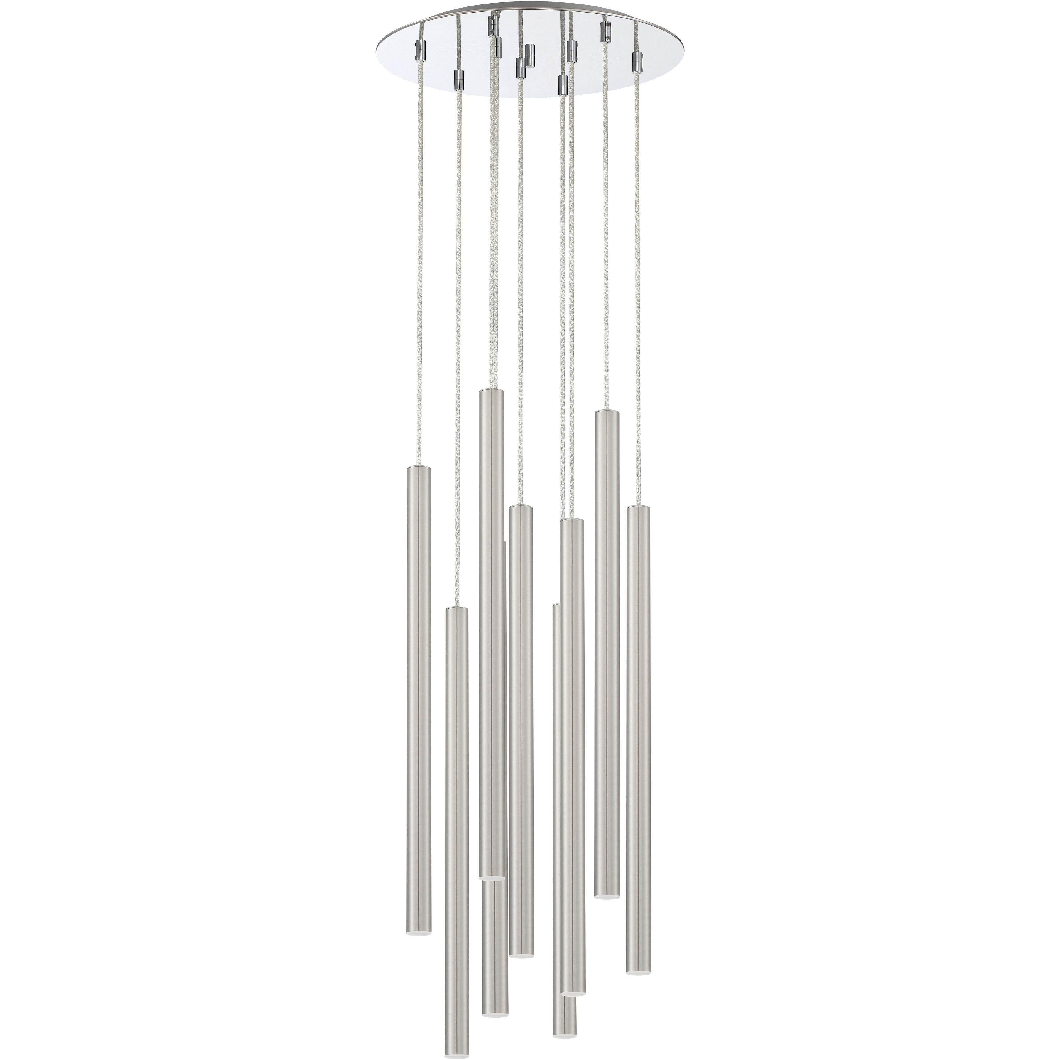 Forest LED 16 inch Chrome Chandelier Ceiling Light