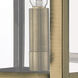 Hopewell 1 Light 9 inch Antique Brass Outdoor Wall Lantern