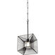 Arcade 1 Light 10 inch Carbon Pendant Ceiling Light