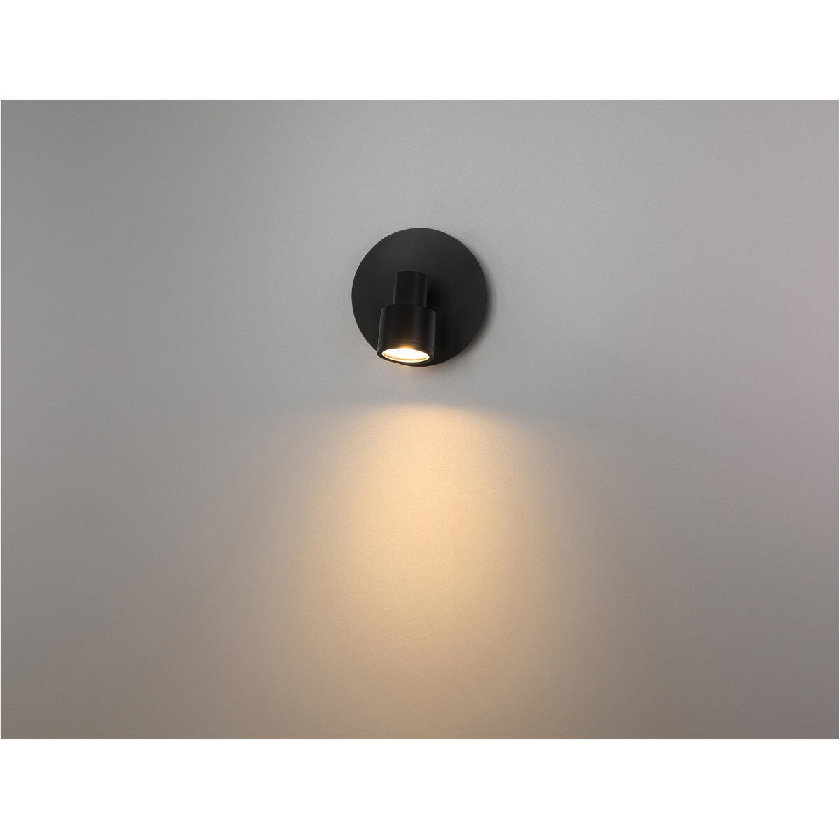 Lincoln LED 6 inch Matte Black Flush Mount Ceiling Light