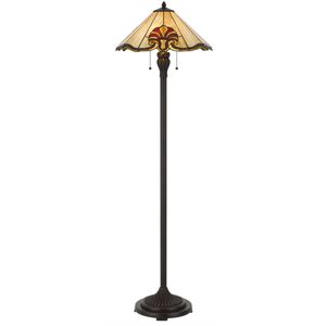 Tiffany 59 inch 60.00 watt Tiffany Floor Lamp Portable Light