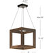 Morina Pendant Ceiling Light in Walnut