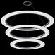 Arctic Rings LED 37 inch Bright Satin Aluminum Ring Pendant Ceiling Light