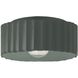 Radiance 1 Light 13 inch Pewter Green Flush Mount Ceiling Light