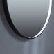 Avior 30 X 30 inch Black LED Lighted Mirror, Vanita by Oxygen