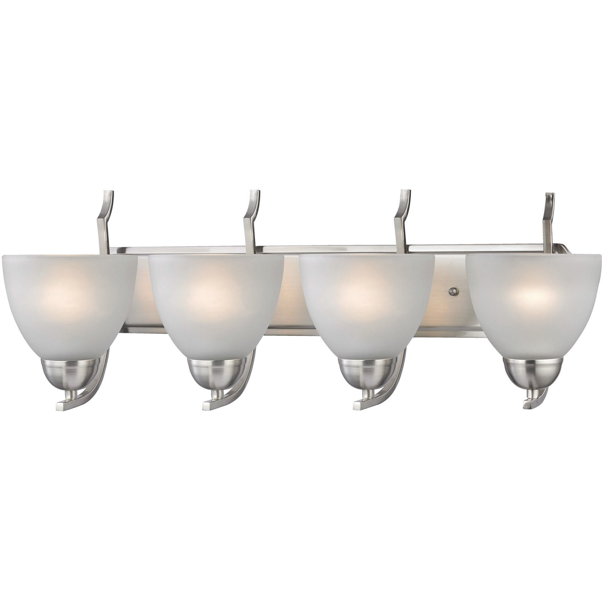 Kingston 4 Light 29 inch Brushed Nickel Vanity Light Wall Light