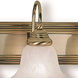 Belmont 5 Light 36 inch Antique Brass Bath Vanity Wall Light