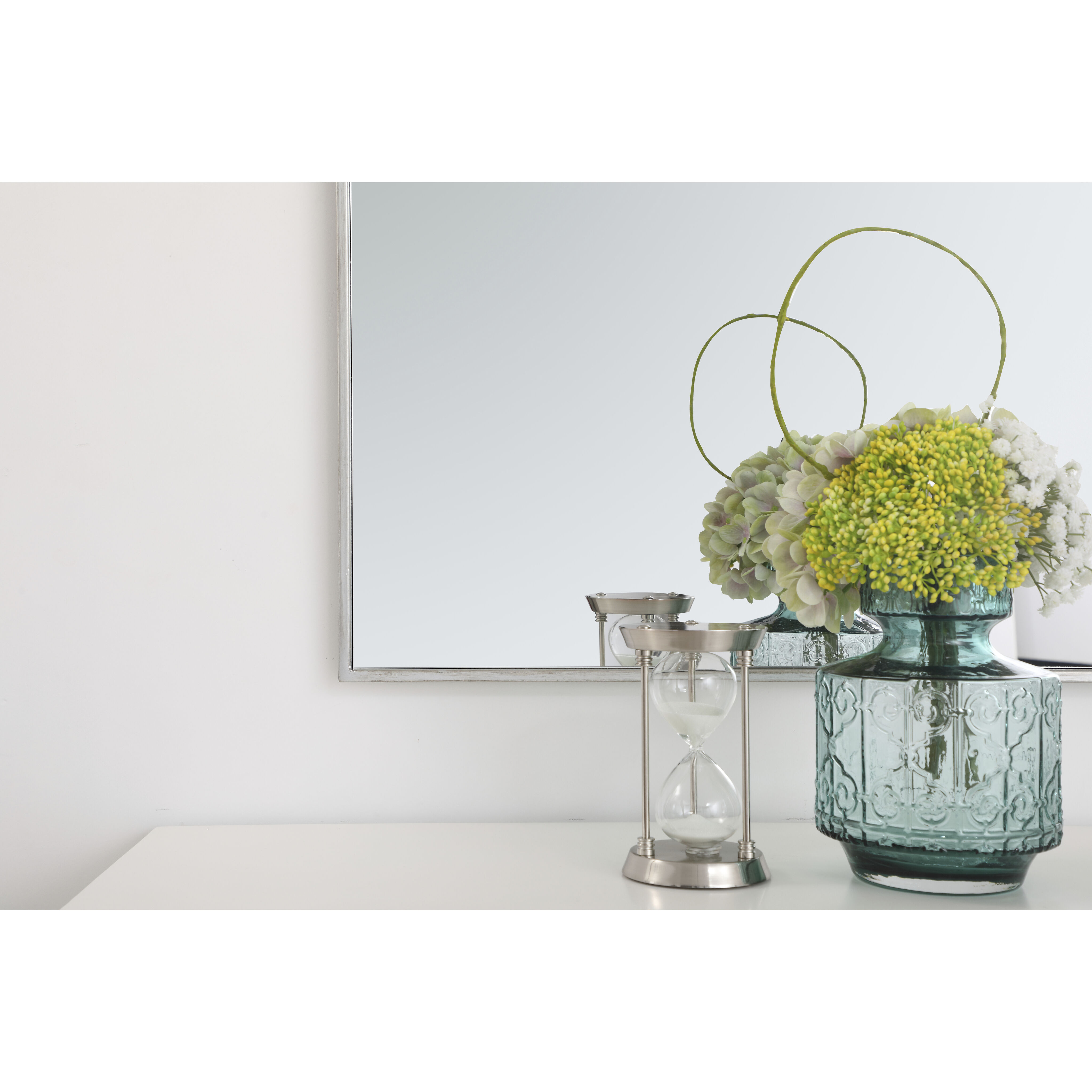 Monet 60 X 36 inch Silver Wall Mirror