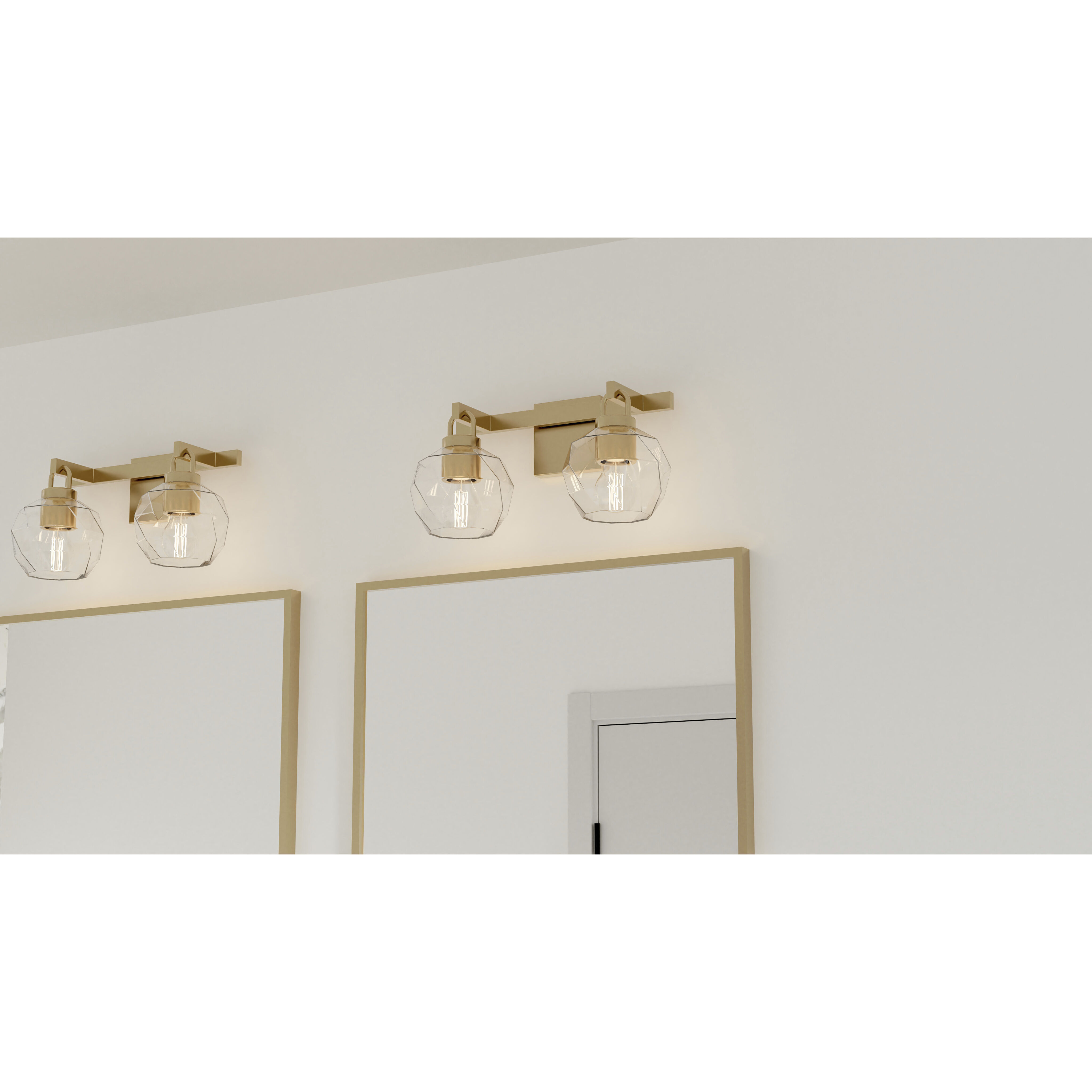 Celina 2 Light 16 inch Bronze Gold Bath Light Wall Light, Medium