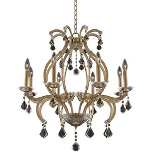 Duchess 8 Light 28 inch Brushed Champagne Gold Chandelier Ceiling Light