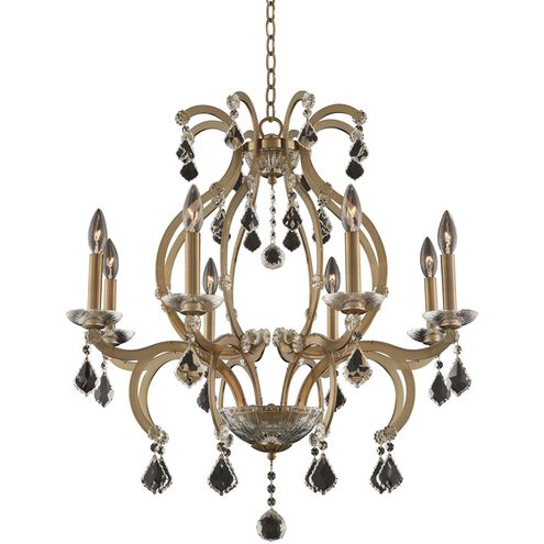 Duchess 8 Light 28 inch Brushed Champagne Gold Chandelier Ceiling Light