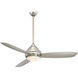Concept I Wet 58 inch Brushed Nickel Wet Outdoor Ceiling Fan