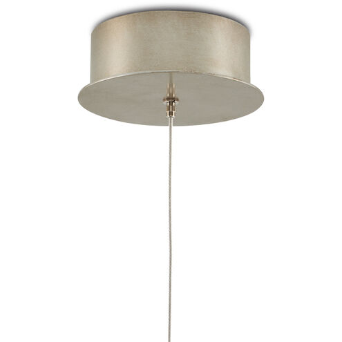 Parish 1 Light 5.5 inch White/Antique Brass/Silver Multi-Drop Pendant Ceiling Light