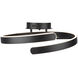 Sirius LED 19.75 inch Black Semi-Flush Mount Ceiling Light