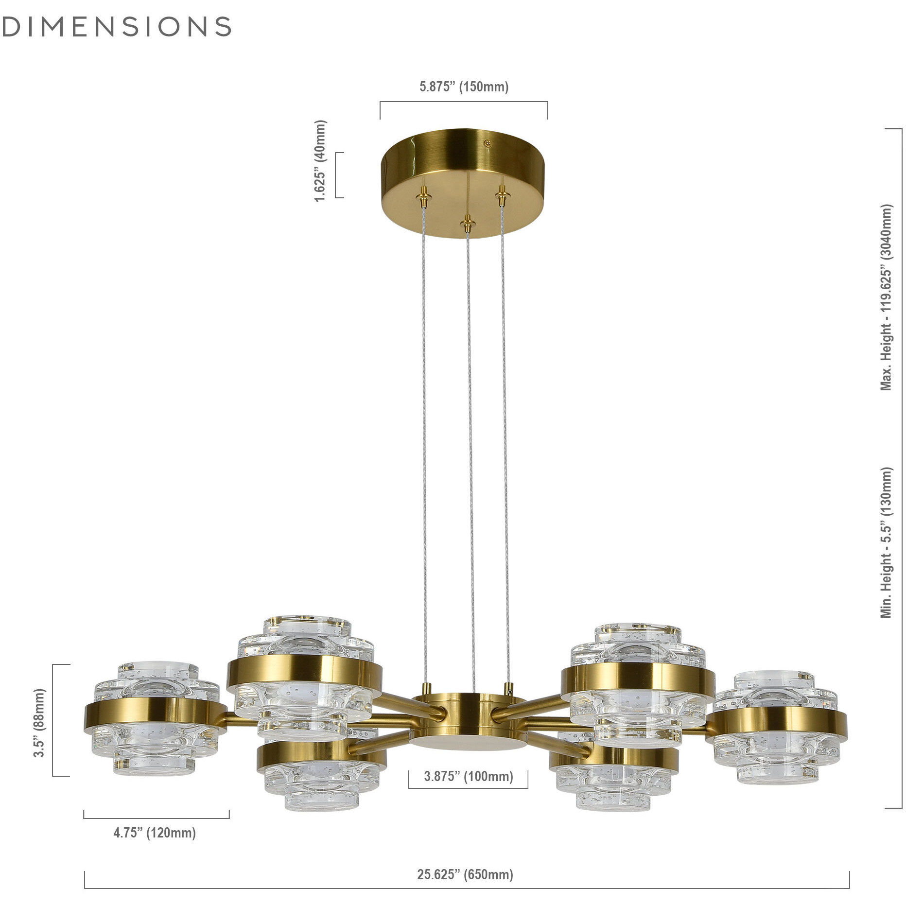 Milano Series 25.5 inch Antique Brass Pendant Ceiling Light, Artisan Collection