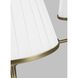 Esther 3 Light 26.5 inch Time Worn Brass Chandelier Ceiling Light