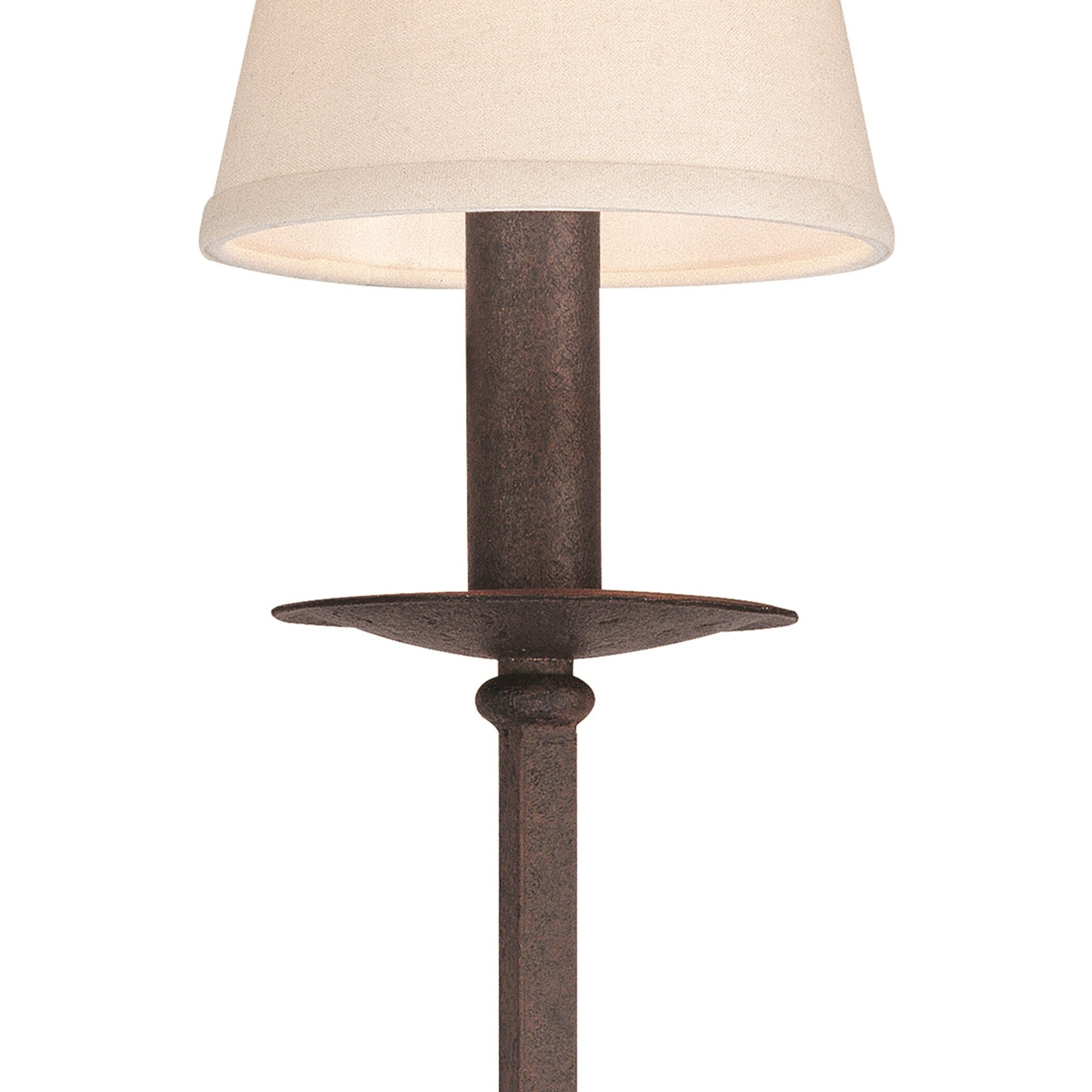 La Brea 1 Light 5 inch Textured Iron Wall Sconce Wall Light