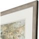 Illuminated Landscape White and Beige and Orange Framed Art
