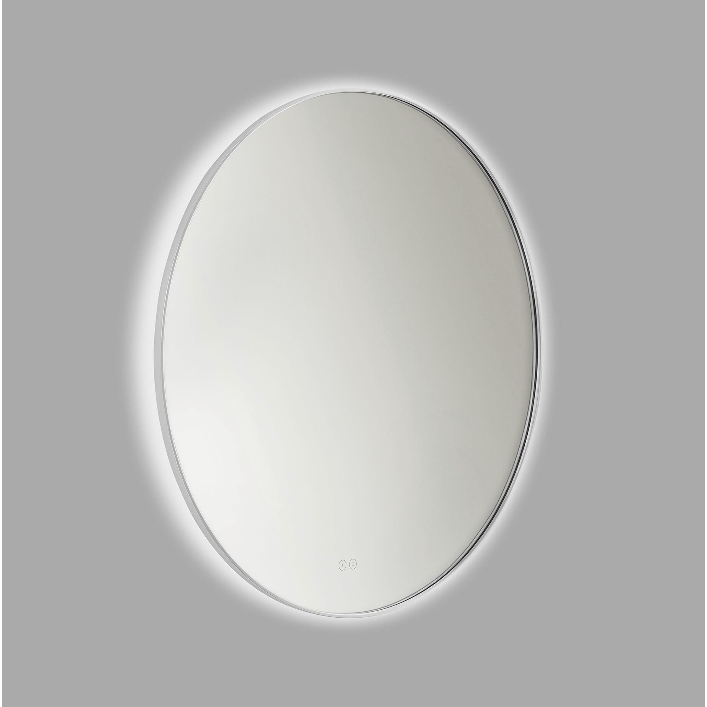 Cadre 36 X 36 inch Chrome Backlit Wall Mirror