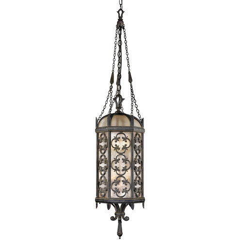 Costa del Sol 4 Light 10 inch Black Outdoor Lantern