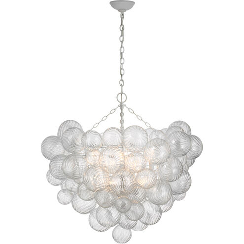 Julie Neill Talia LED 37.75 inch Plaster White Chandelier Ceiling Light, Grande