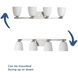 Fleet 4 Light 32 inch Brushed Nickel Bath Vanity Wall Light
