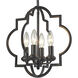 Chandette 4 Light 14 inch Oil Rubbed Bronze Chandelier Ceiling Light