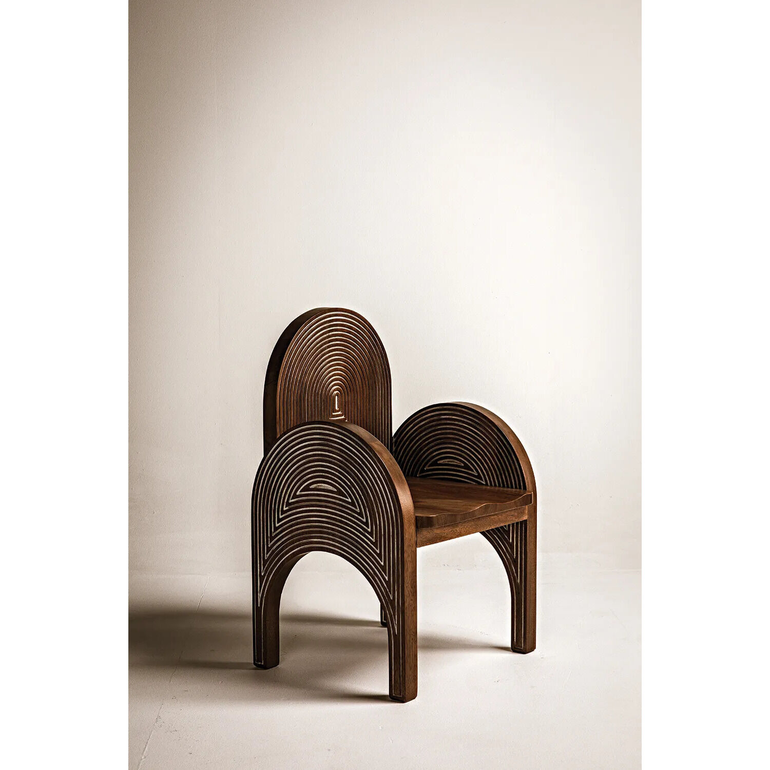 Mars Dark Walnut Occasional Chair