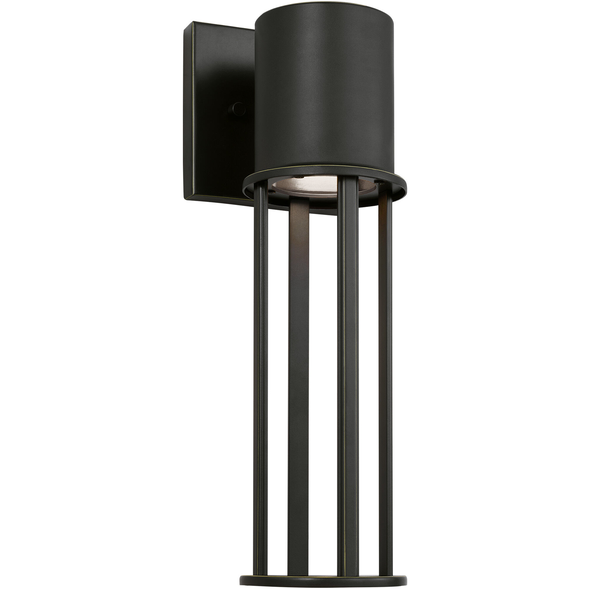 Union LED 15.75 inch Antique Bronze Outdoor Wall Lantern