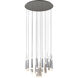 Meteor 28 Light 34 inch Brushed Aluminum Chandelier Ceiling Light