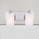 Madison 2 Light 16 inch Brushed Nickel Vanity Light Wall Light