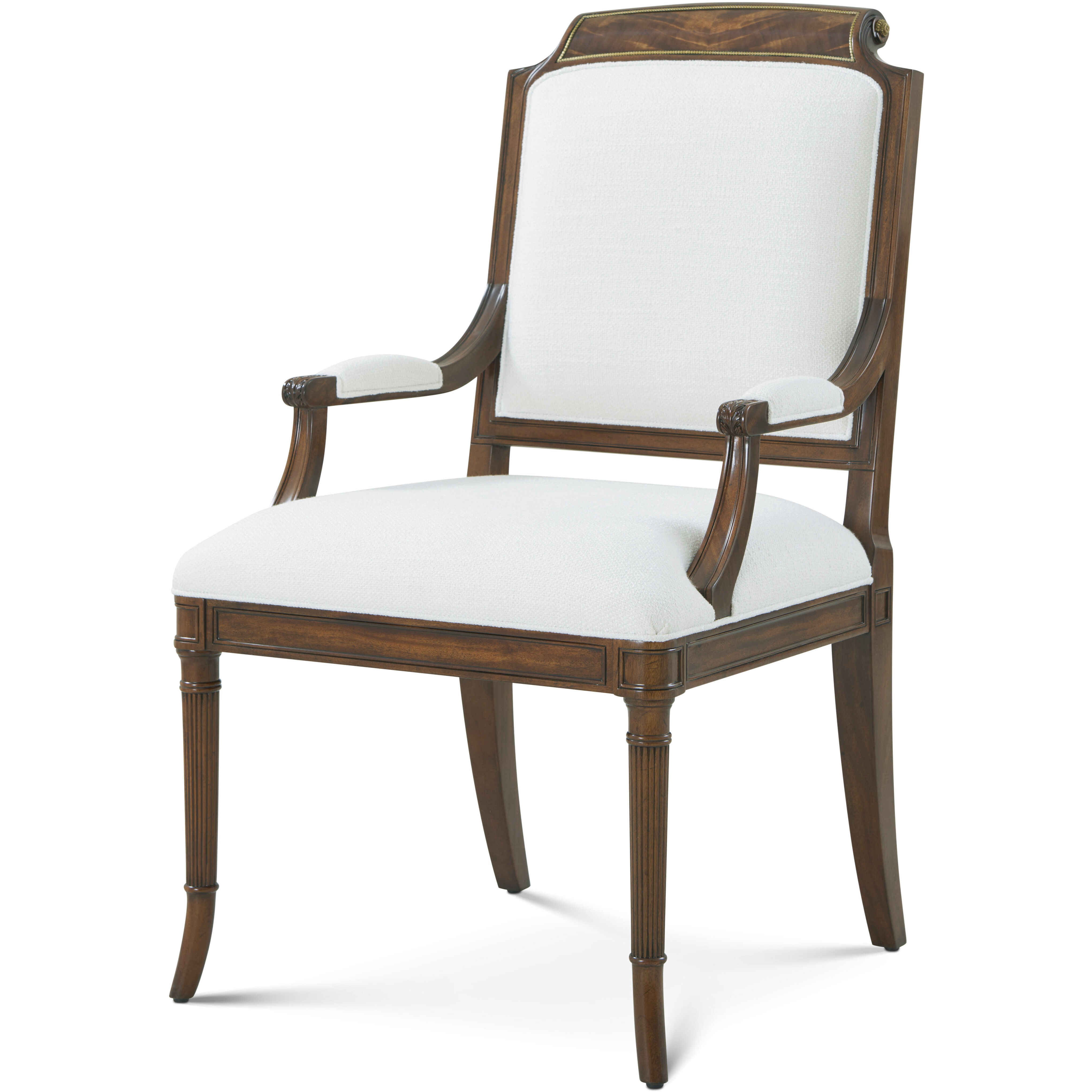 Atcombe Dining Armchair, Wooden, Upholstered, Stephen Church