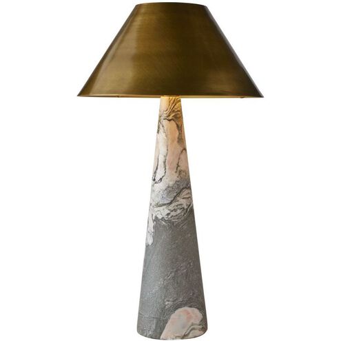 Chanel 100.00 watt Calacatta Viola Table Lamp Portable Light