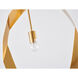 Canada 1 Light 2 inch Antique Brass Pendant Ceiling Light