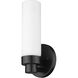 Valmont 1 Light 5 inch Matte Black Sconce Wall Light