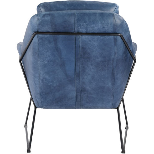 Greer Blue Club Chair