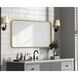 Remy 36 X 20 inch Brass Mirror