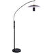 SLEY 72 inch 18 watt Black and Brass Floor Lamp Portable Light