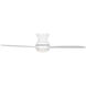 Orbis 52 Hugger LED 52 inch Matte White Indoor/Outdoor Ceiling Fan